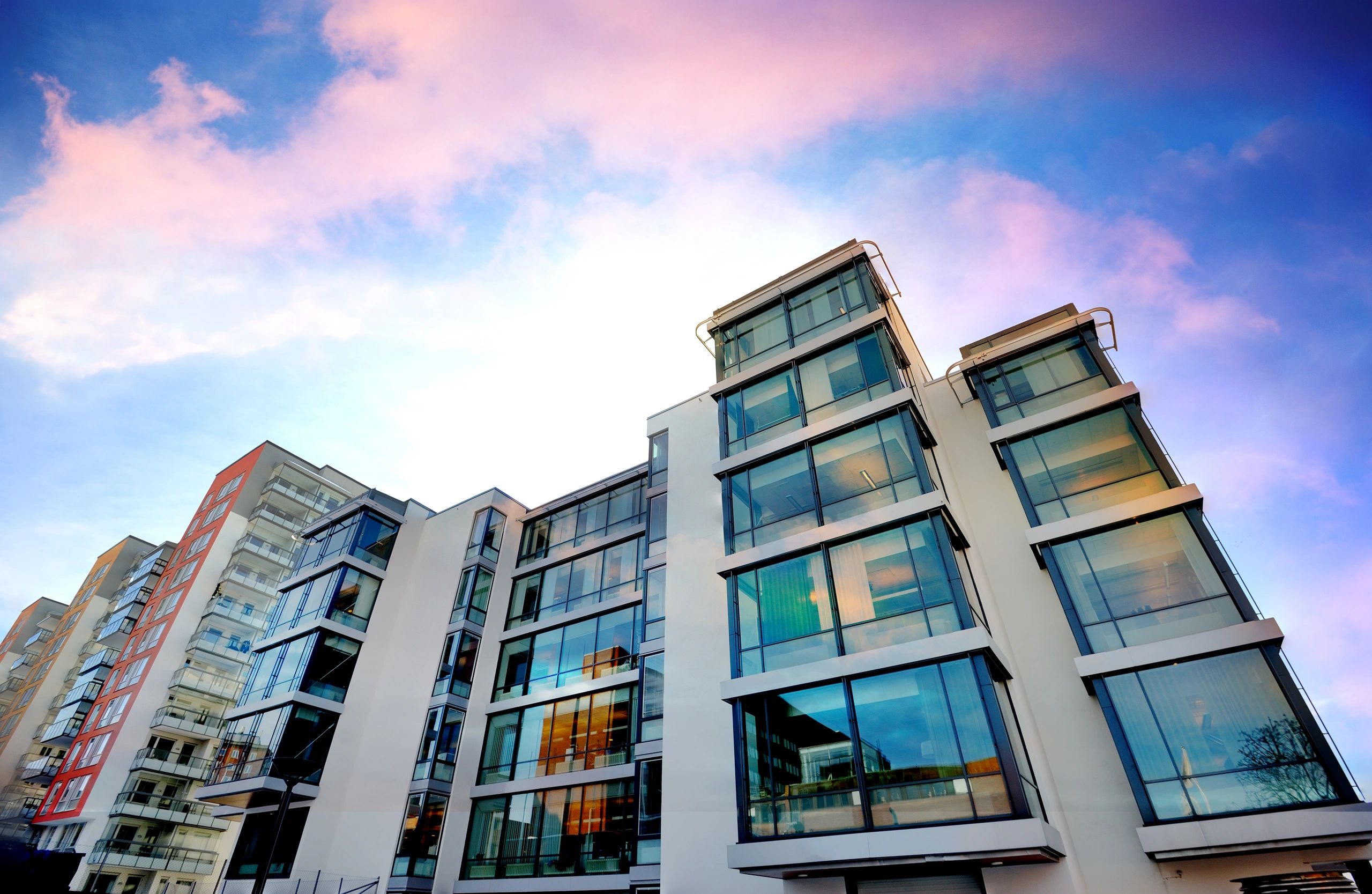 modern property management real estate building exterior