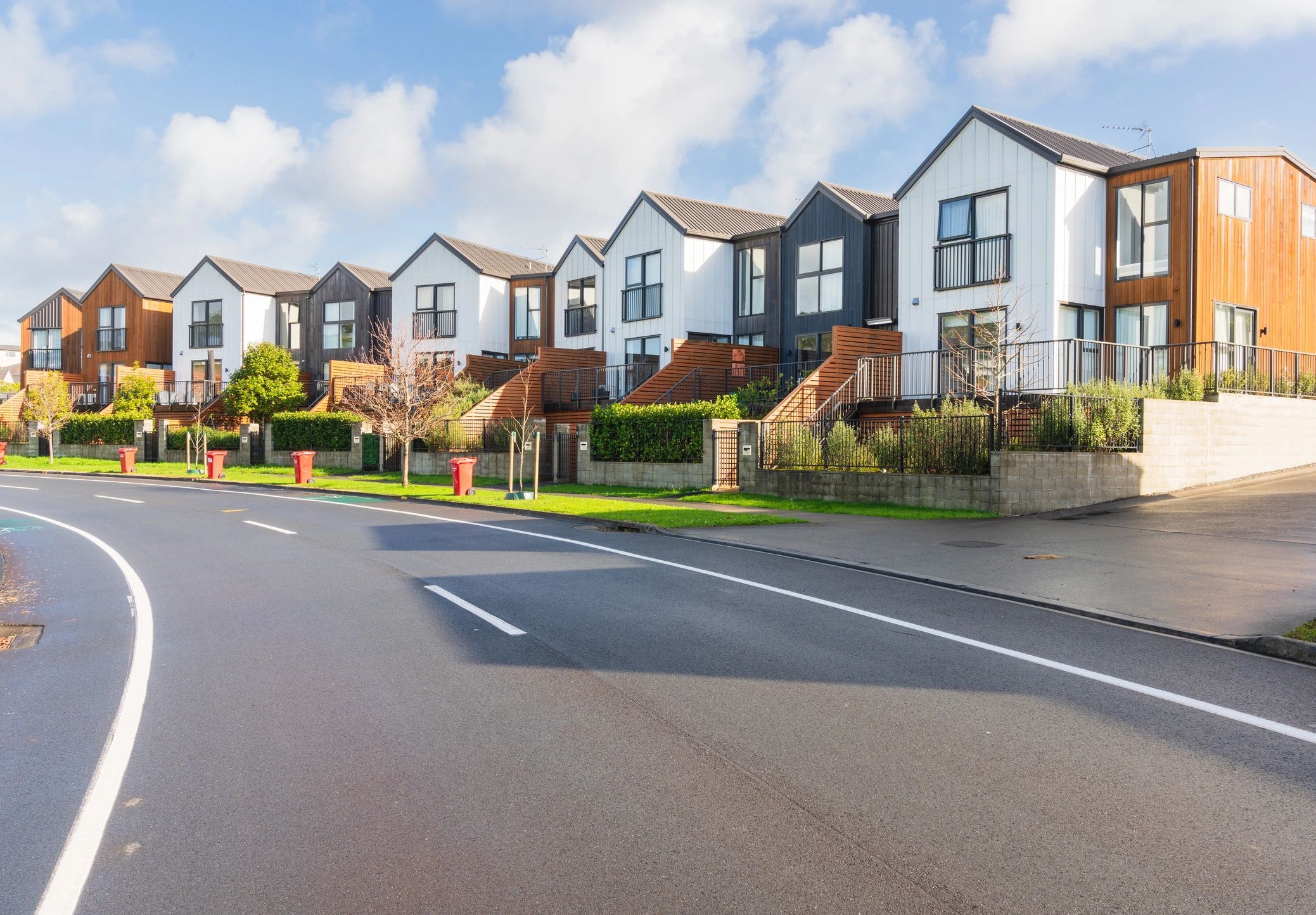 modern rental property exterior